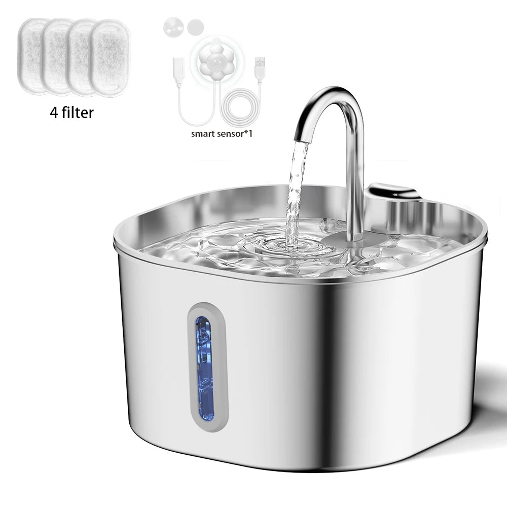 Fuente de Agua Automática para Perros y Gatos – Hidratación Continua y Segura