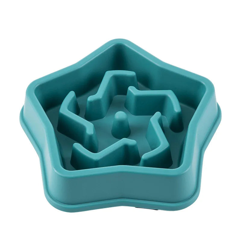 comedero lento de silicona verde
